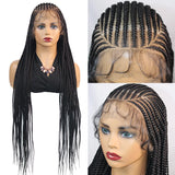 Knotless Box Braided Wig 36 inches black