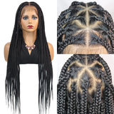 Knotless Box Braided Wig 36 inches black