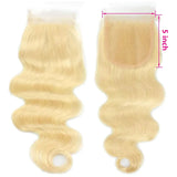 Lace Closure Straight 5x5 Hand Tied Human Hair