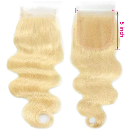 Lace Closure Straight 5x5 Hand Tied Human Hair