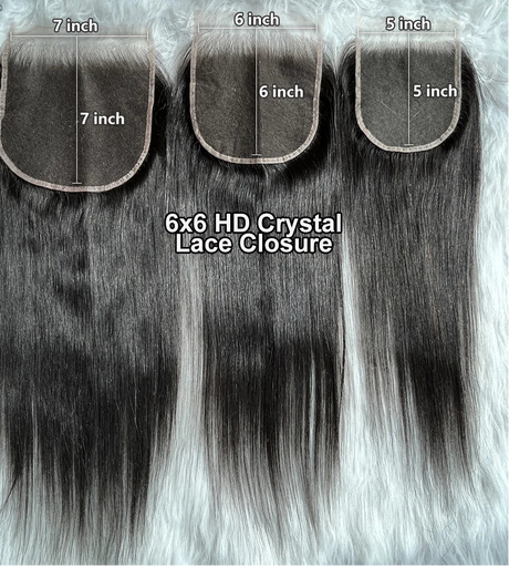 Lace Closure Straight 5x5 Hand Tied Human Hair