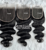 Lace Closure Straight 5x5 Hand Tied Human Hair