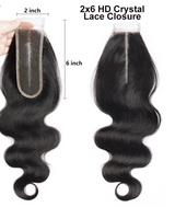 Lace Closure Straight 5x5 Hand Tied Human Hair