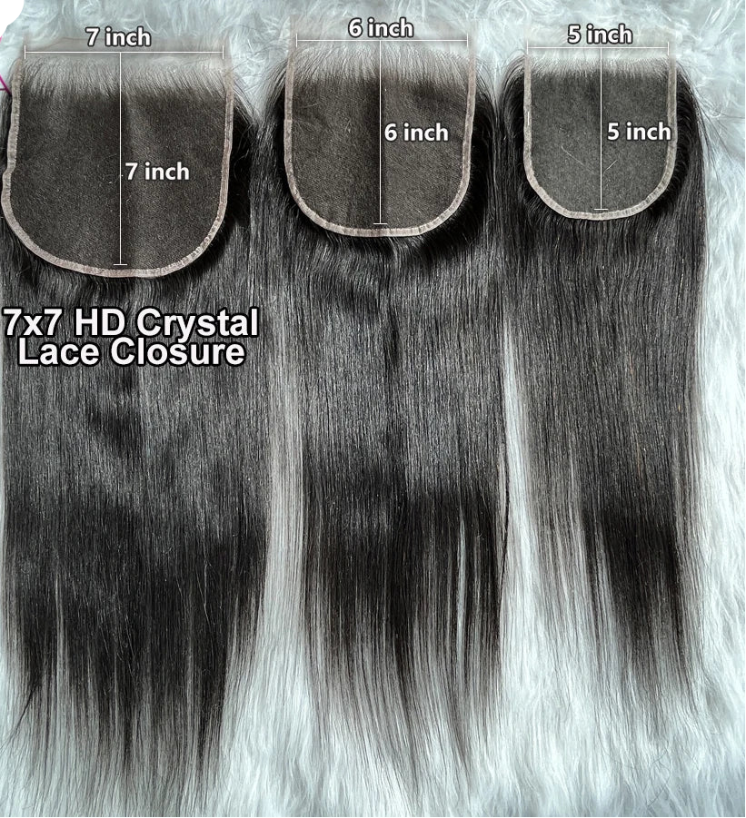 Lace Closure Straight 5x5 Hand Tied Human Hair
