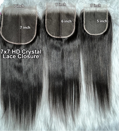 Lace Closure Straight 5x5 Hand Tied Human Hair