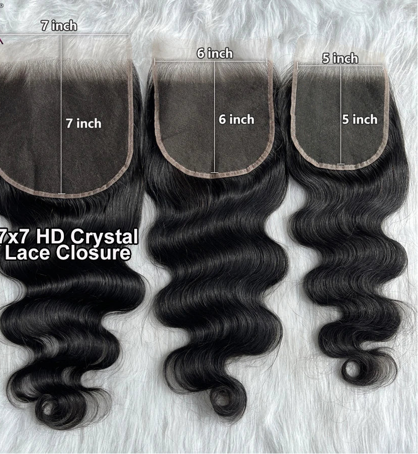 Lace Closure Straight 5x5 Hand Tied Human Hair