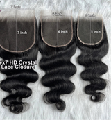 Lace Closure Straight 5x5 Hand Tied Human Hair