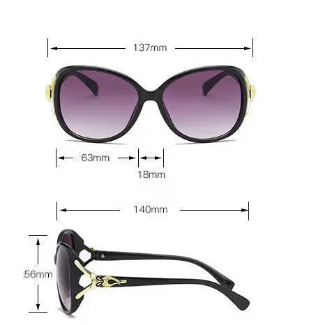 Size of Ladies Diamond Fashionable High-grade Sunglasses