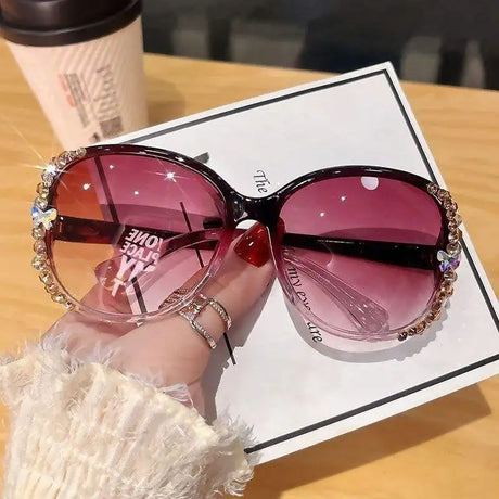Ladies Diamond Fashionable High-grade Sunglasses