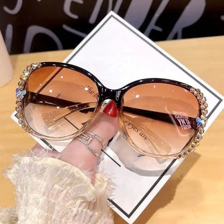 Ladies Diamond Fashionable High-grade Sunglasses