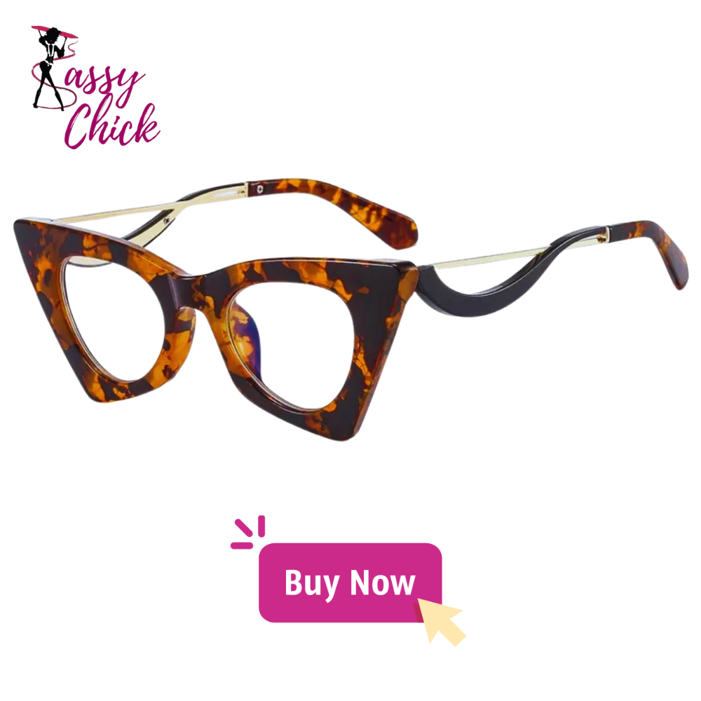 Ladies Floral Cat Eye Reading Glasses