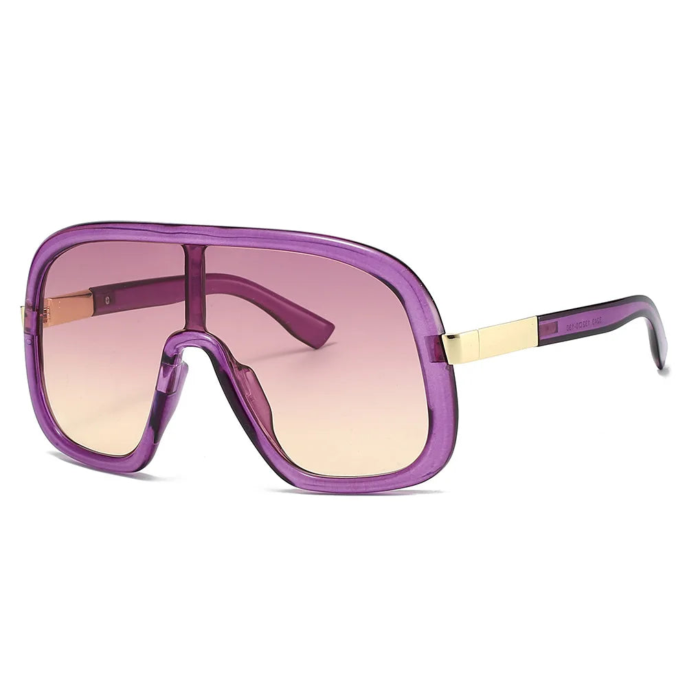 Purple Ladies Outdoor Driving Uv400 Sunglasses
