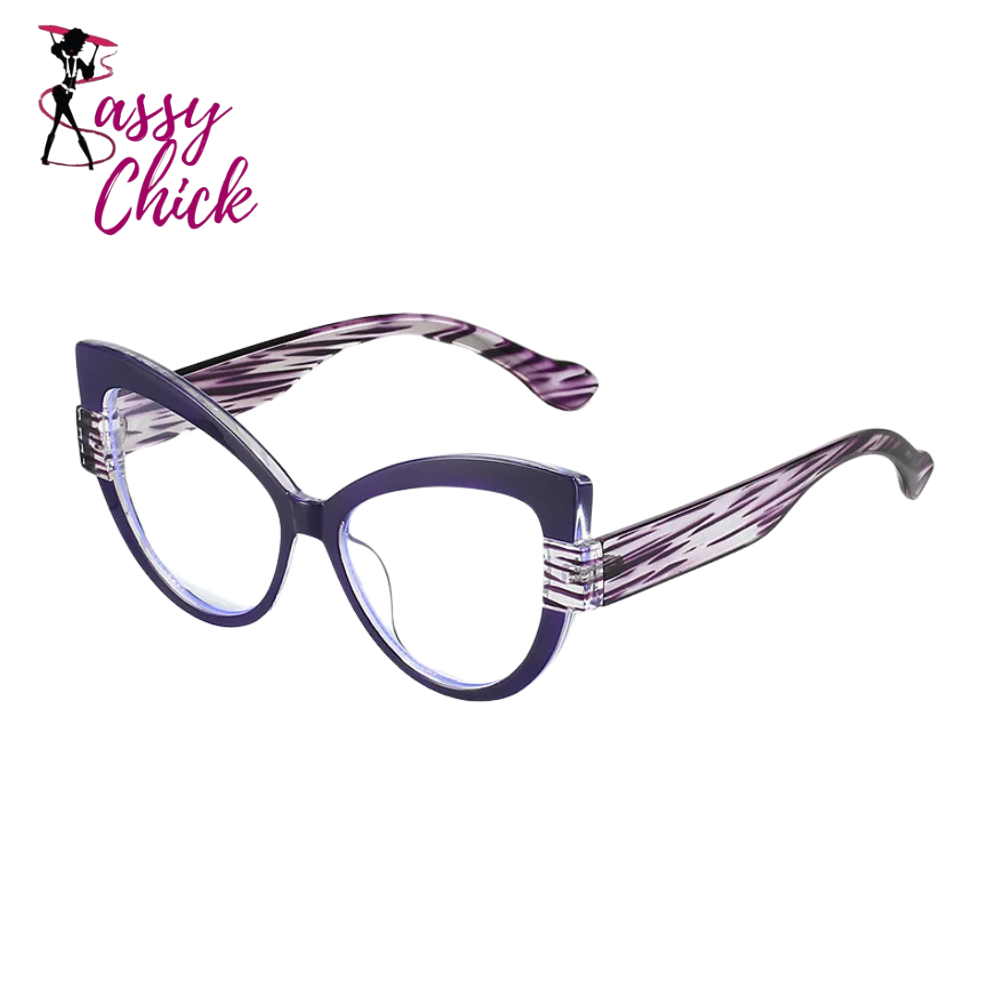 Ladies Spectacle Frames Ultra Light Eyeglasses Sassy Chick Logo