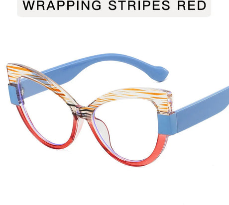 Ladies Spectacle Frames Ultra Light Eyeglasses blue red