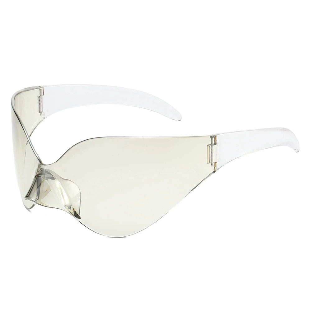White Ladies UV400 Punk Goggle Sunglasses
