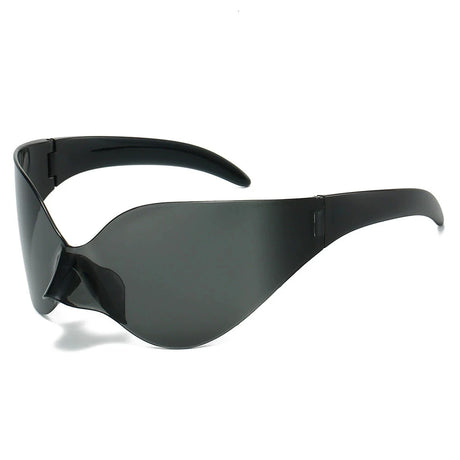Black Ladies UV400 Punk Goggle Sunglasses