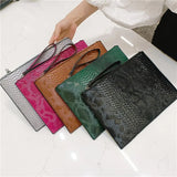 5 different python color handbag