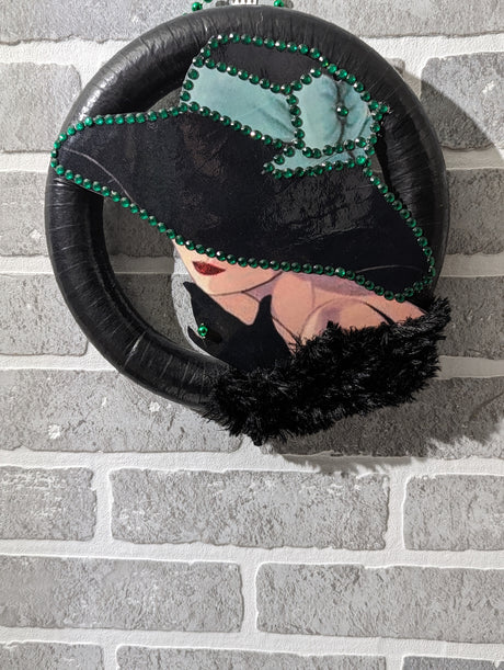 Lady Black Hat Wreath 