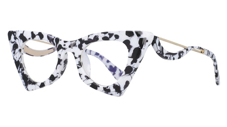 White Black Lady Sexy Cat Eye Computer Eyeglasses