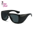 Large-Frame High-End Fashion Sunglasses Sassy Chick Logo