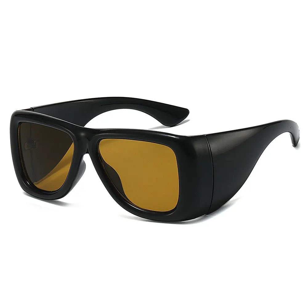 Black Large-Frame High-End Fashion Sunglasses