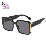 Large Frame UV400 Sunglasses Sassy Chick Logo