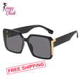 Large Frame UV400 Sunglasses Sassy Chick Logo