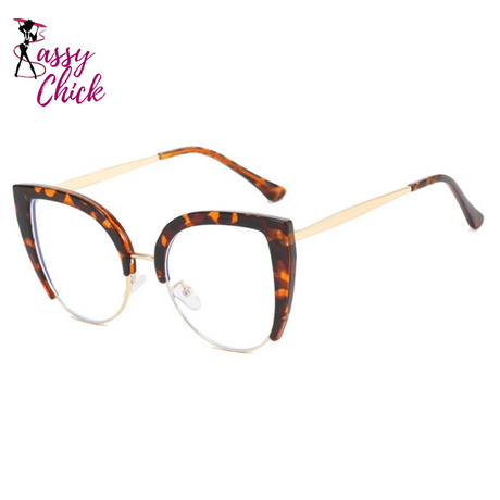 Large Photochromic Radiation Eyewear Sassy Chick Logo