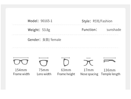 Details of Large Rhinestone Anti-ultraviolet Diamond-set Sunglasses