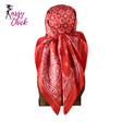 Large  Satin Scarf Beach Bandana Sassy Chick Logo