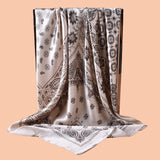 Large  Satin Scarf Beach Bandana