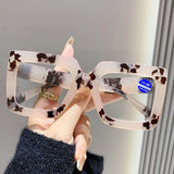 Large Square Frame Anti-Blue Light Reading Glasses