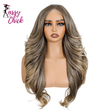 Layered Bouncy Curly Synthetic Lace Front Wigs Sassy Chick Logo