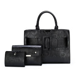 Black Leather Bag Vintage Sets