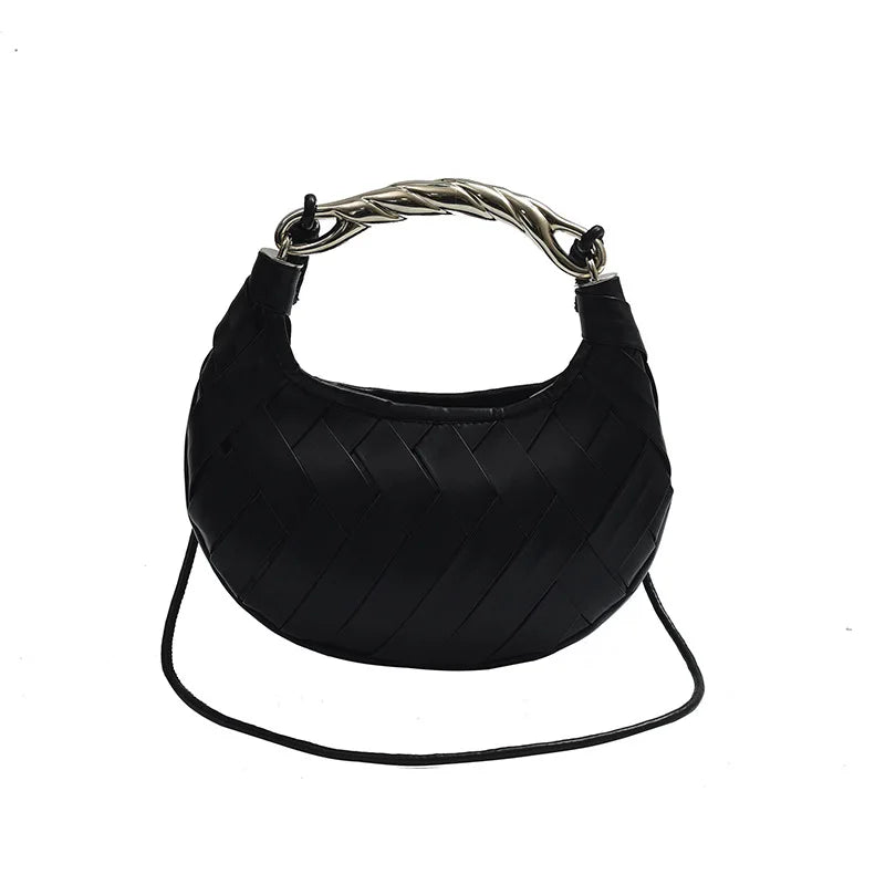 Leather Trend Texture Design Crossbody Bag