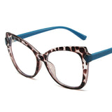 Blue Leopard Leopard Computer Gaming Anti Blue-Ray Optical Eyeglasses