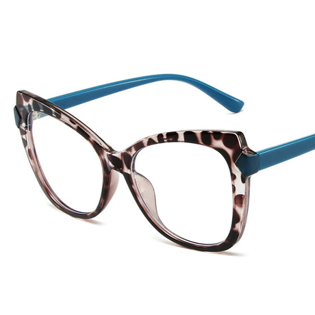 Blue Leopard Leopard Computer Gaming Anti Blue-Ray Optical Eyeglasses