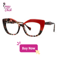 Leopard Oversized Women Eyewear Sassy Chick Logo