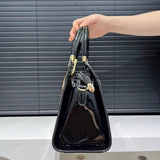 Side Of Leopard Print Multiple Compartments Retro Shoulder Bag