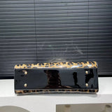 Leopard Print Multiple Compartments Retro Shoulder Bag