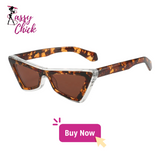 Leopard Retro Cat Eye Sunglasses