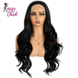 Long Body Wave 13x4 Lace Frontal Wig Synthetic Sassy Chick Logo