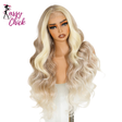 Long Body Wave 13x4 Synthetic Lace Frontal Wigs Sassy Chick Logo