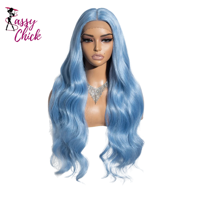 Long Body Wavy 30" Synthetic Lace Front Wigs Sassy Chick Logo