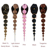collection of bubble braid ponytail