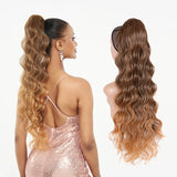 Long Curly Drawstring Ponytail Synthetic