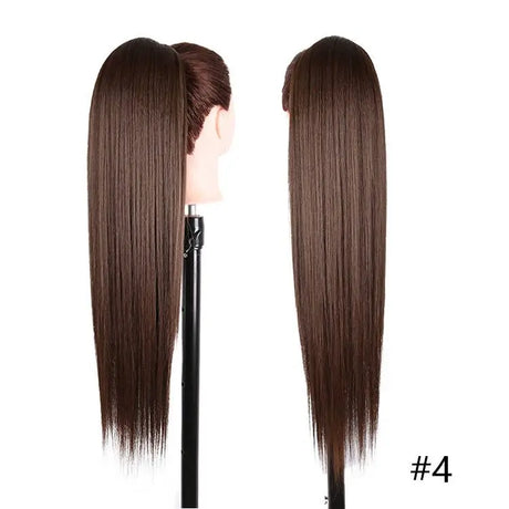 Long Curly Drawstring Ponytail Synthetic 