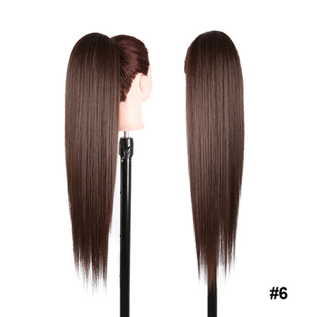 Long Curly Drawstring Ponytail Synthetic 