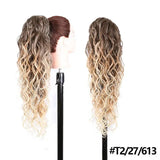 Long Curly Drawstring Ponytail Synthetic 