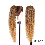 Long Curly Drawstring Ponytail Synthetic 